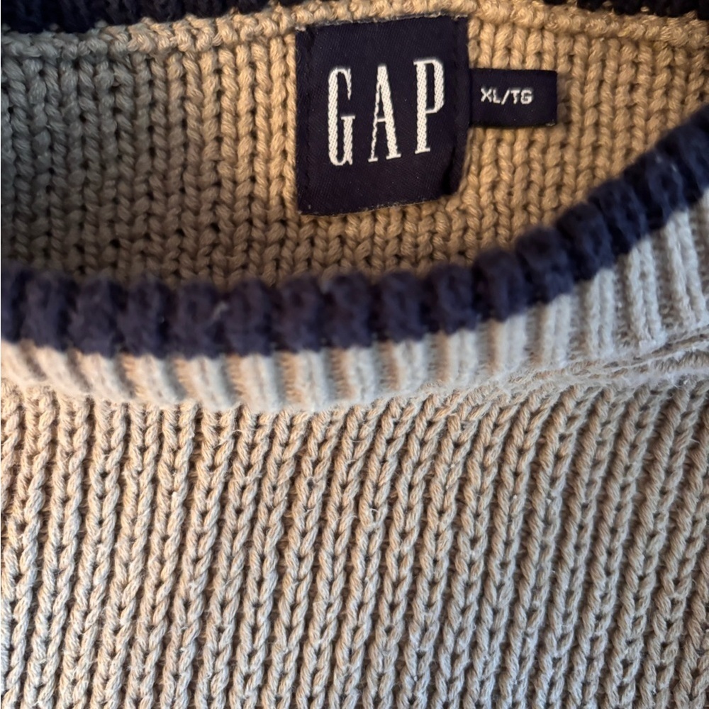 GAP Y2K Beige Ribbed Sweater - Picture 3 of 3